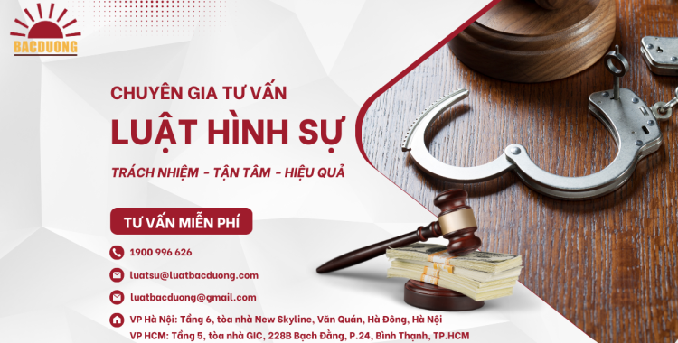 CHUYÊN GIA TƯ VẤN LUẬT HÌNH SỰ